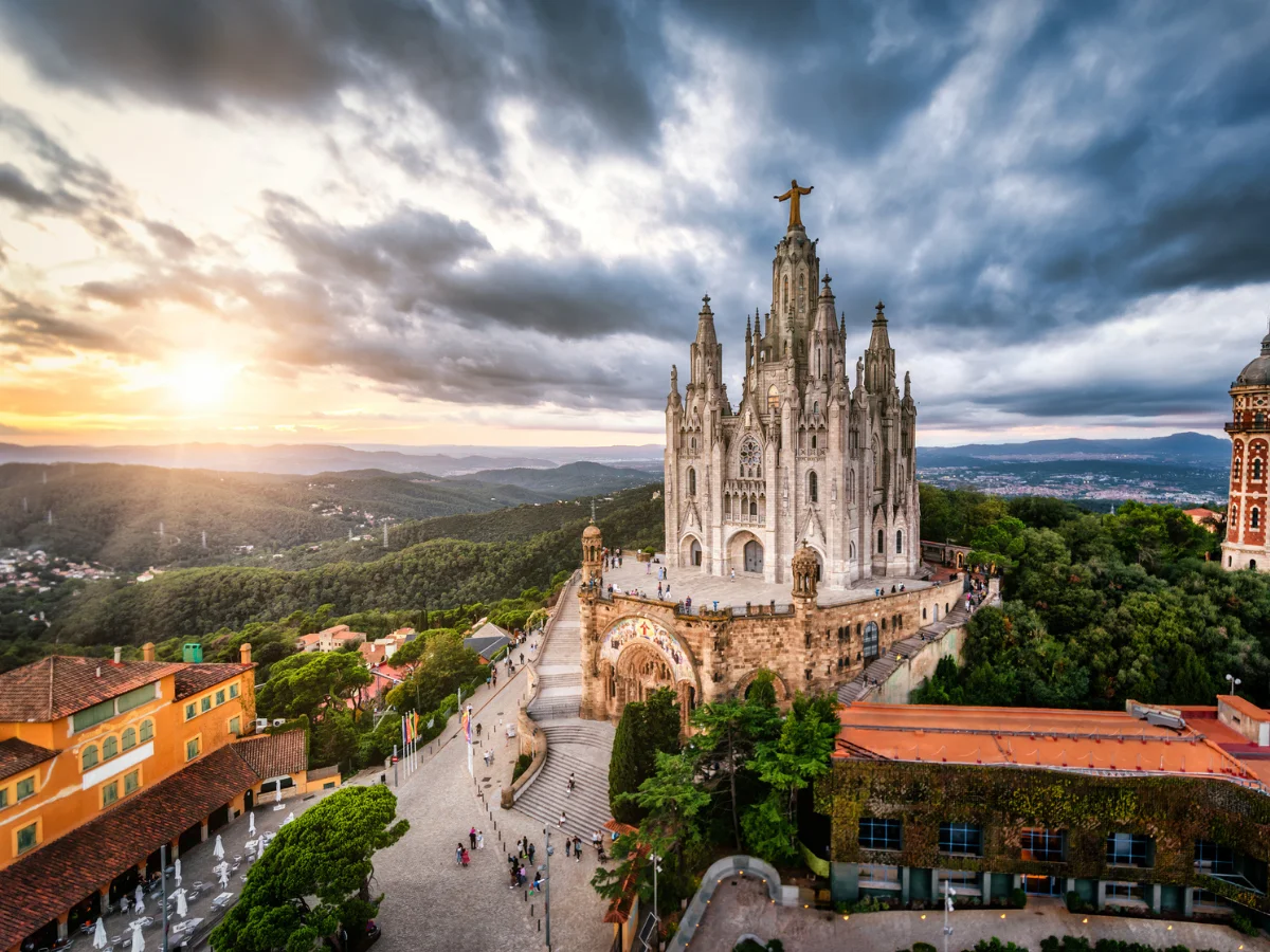 Expiatory Church of the Sacred Heart of Jesus in Tibidabo mountain