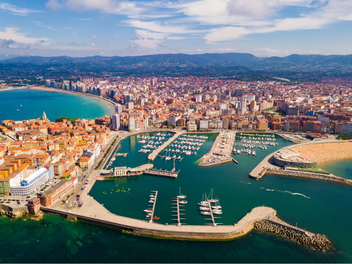 Gijon is a beautiful city in Spain