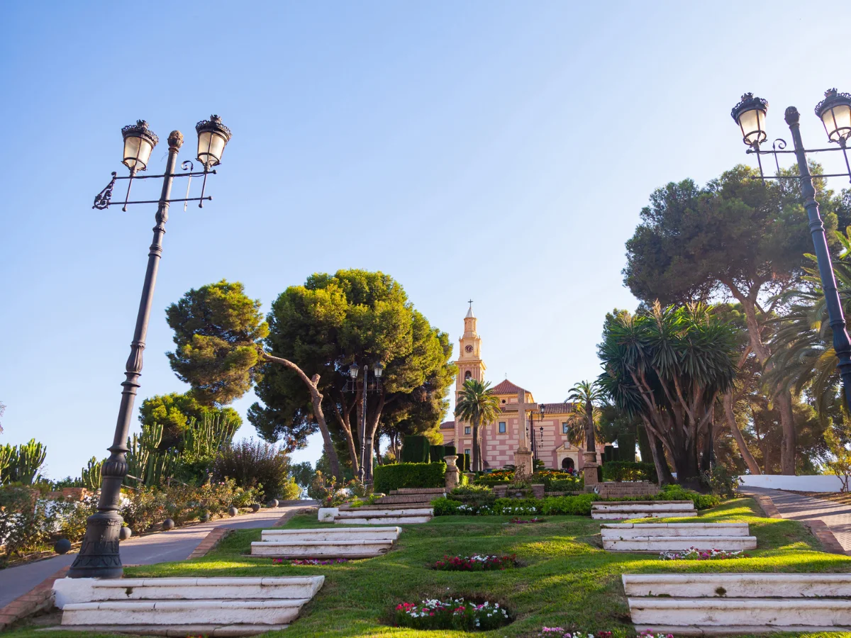 Sanctuary of Our Lady of the Head in Pueblos de America Park in Motril