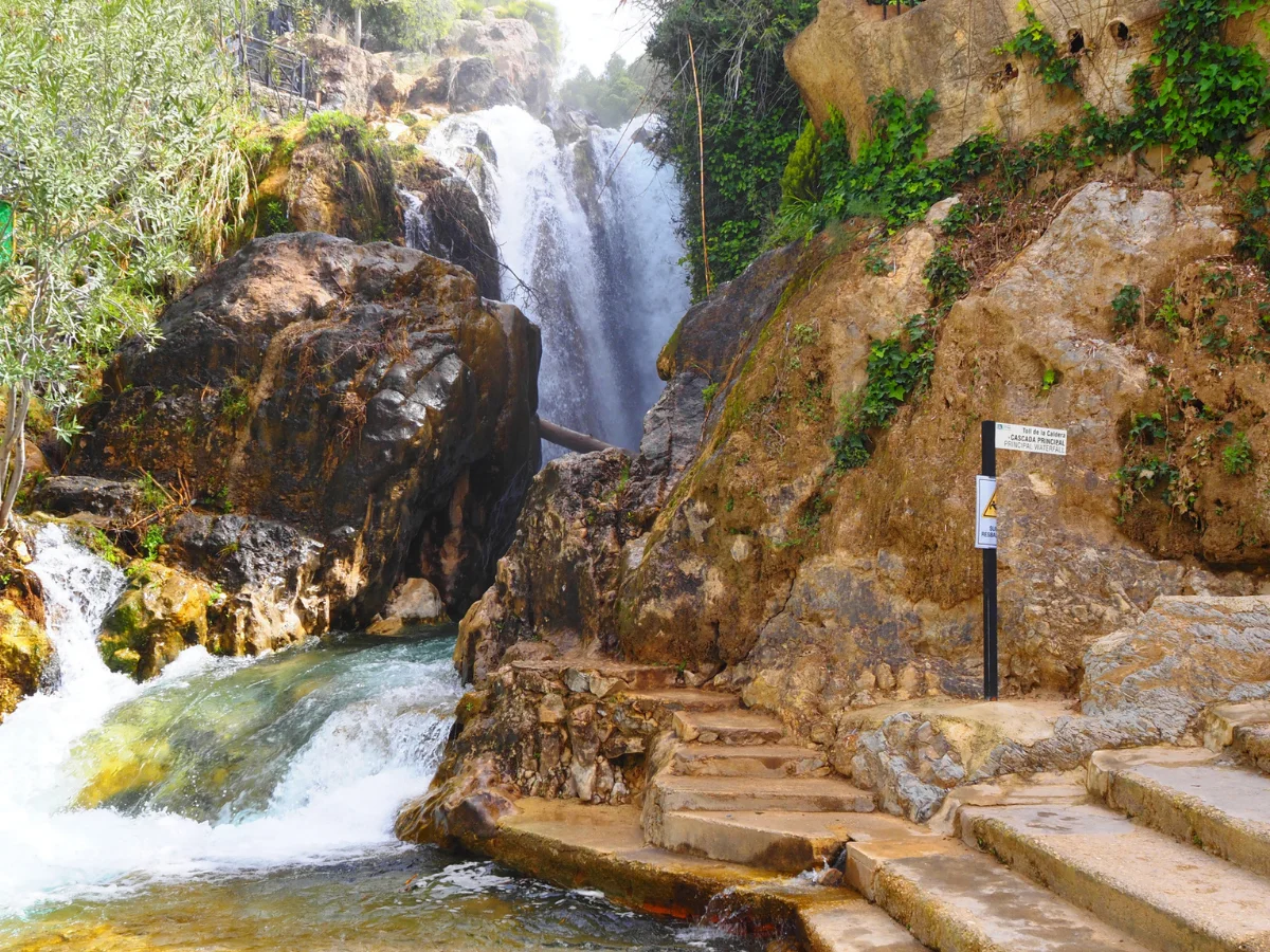 The Algar Waterfalls on Costa Blanca, Spain